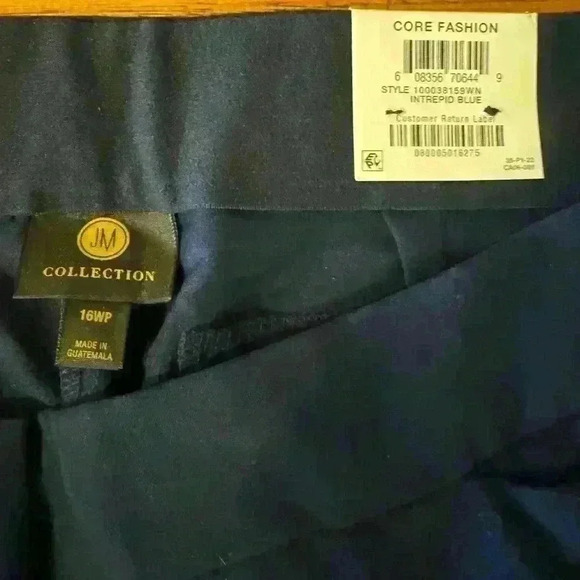 JM Collection Rivet Pant Plus Size 22W NWT - Picture 3 of 4
